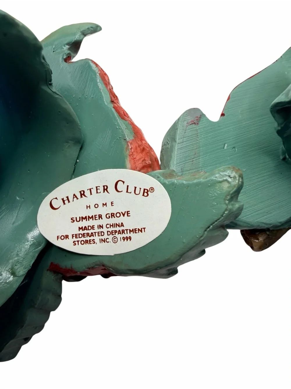 Charter Club Vintage Summer Grove Napkin Ring Holders Fruit Theme Set of 7
